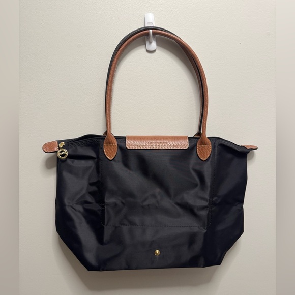 NWOT Longchamp Le Pliage Large Tote - Black - Picture 3 of 8